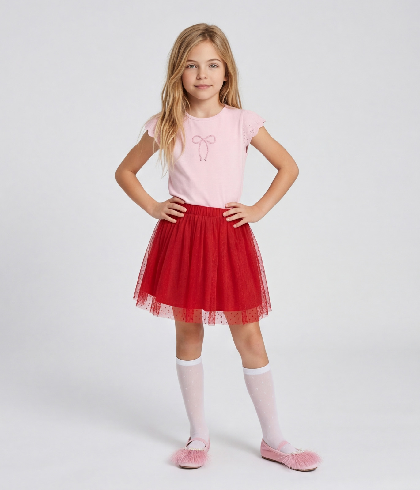 GIRLS Skirt/Юбка детская/AW25TKG040