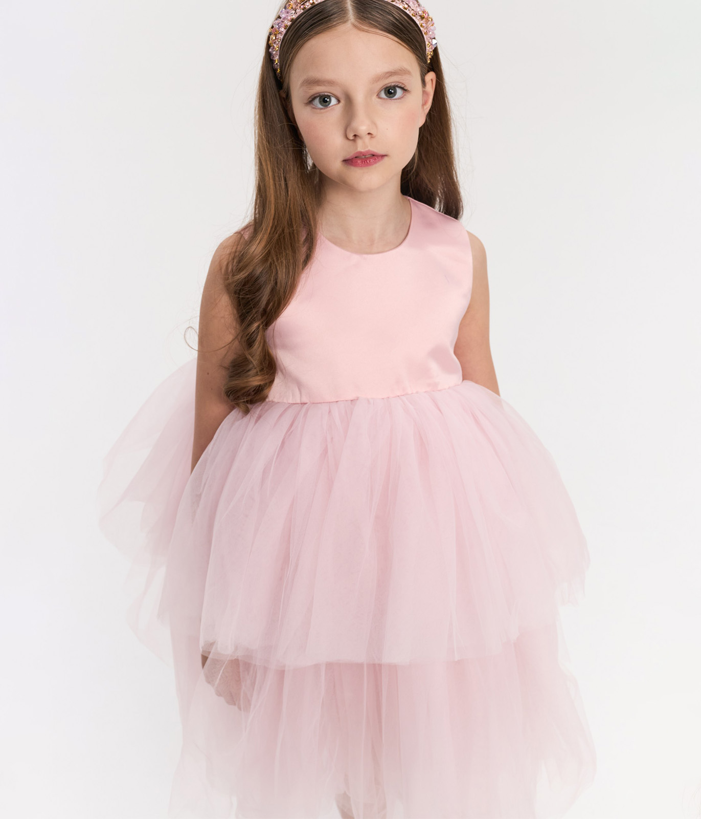 GIRLS Dress/Платье детское/AW25TKG026