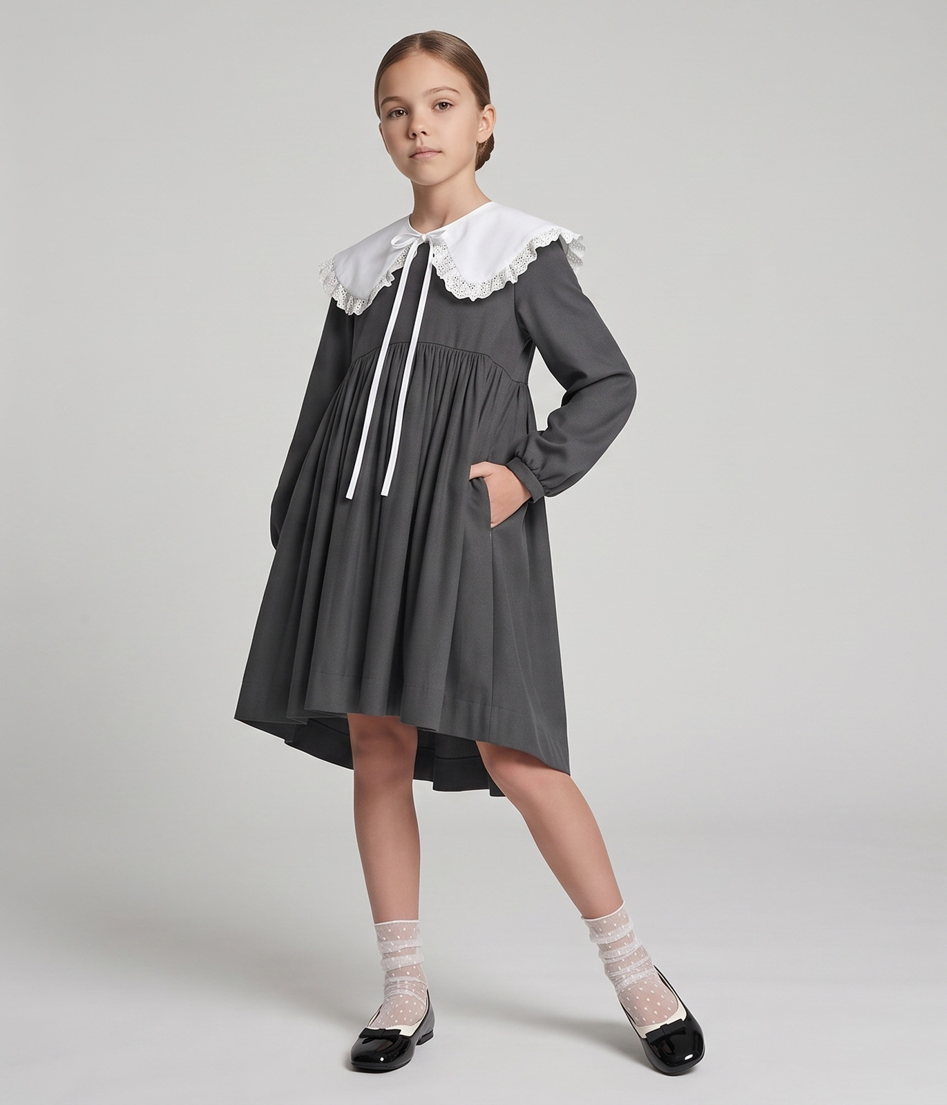 GIRLS Dress/Платье детское/AW25TKG015