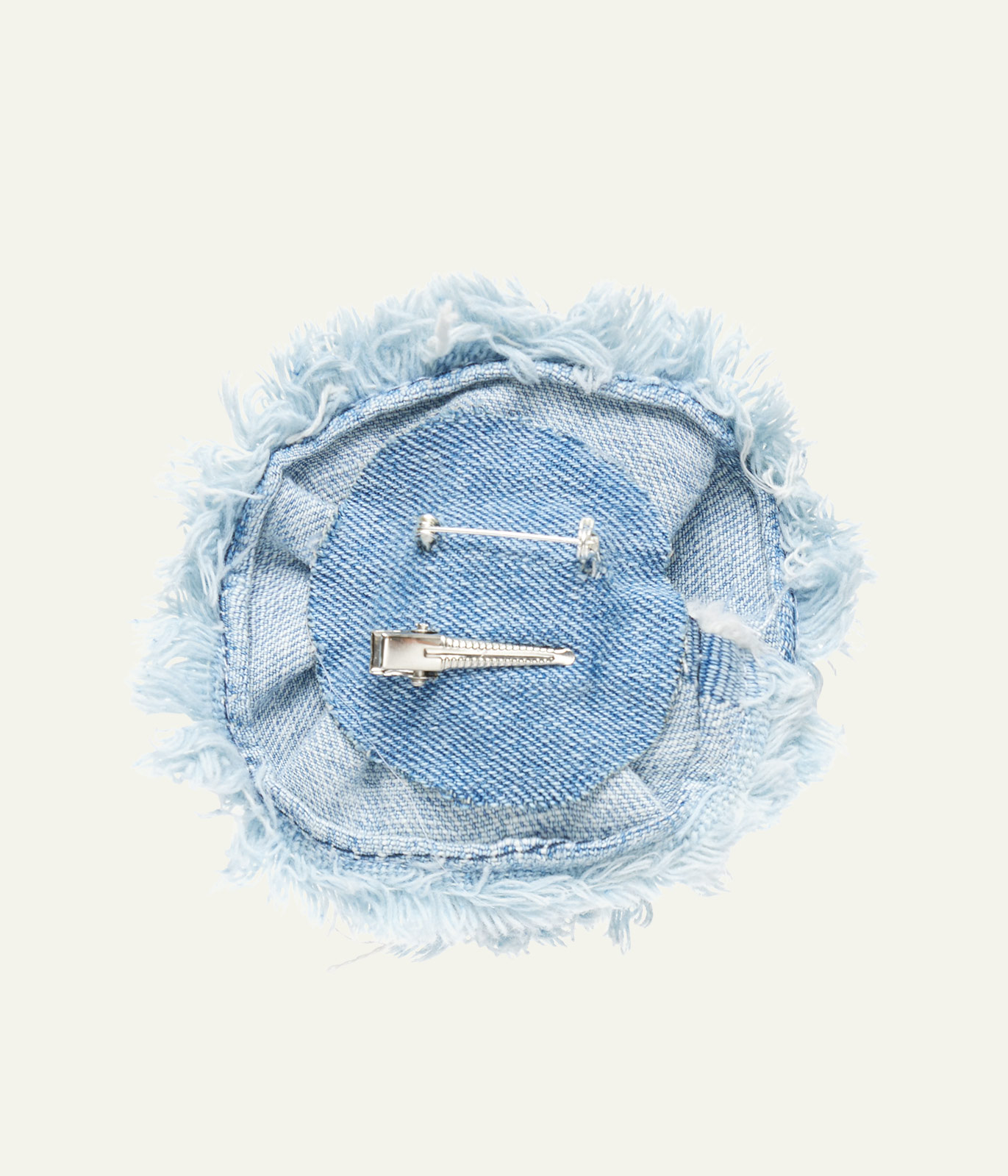 GIRLS Denim flower/Цветок-брошь/SS24TKG086