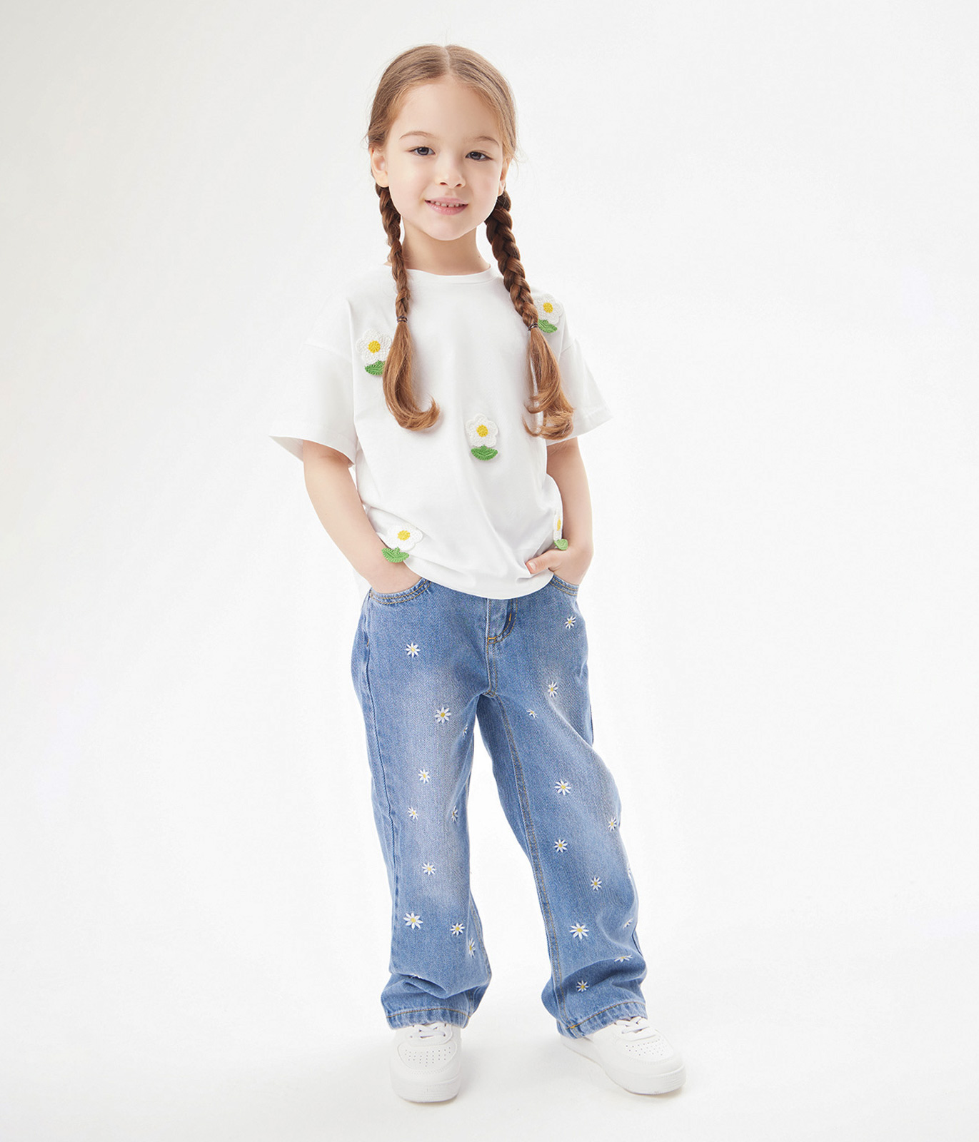 GIRLS Jeans/ Брюки детские/SS24TKG091