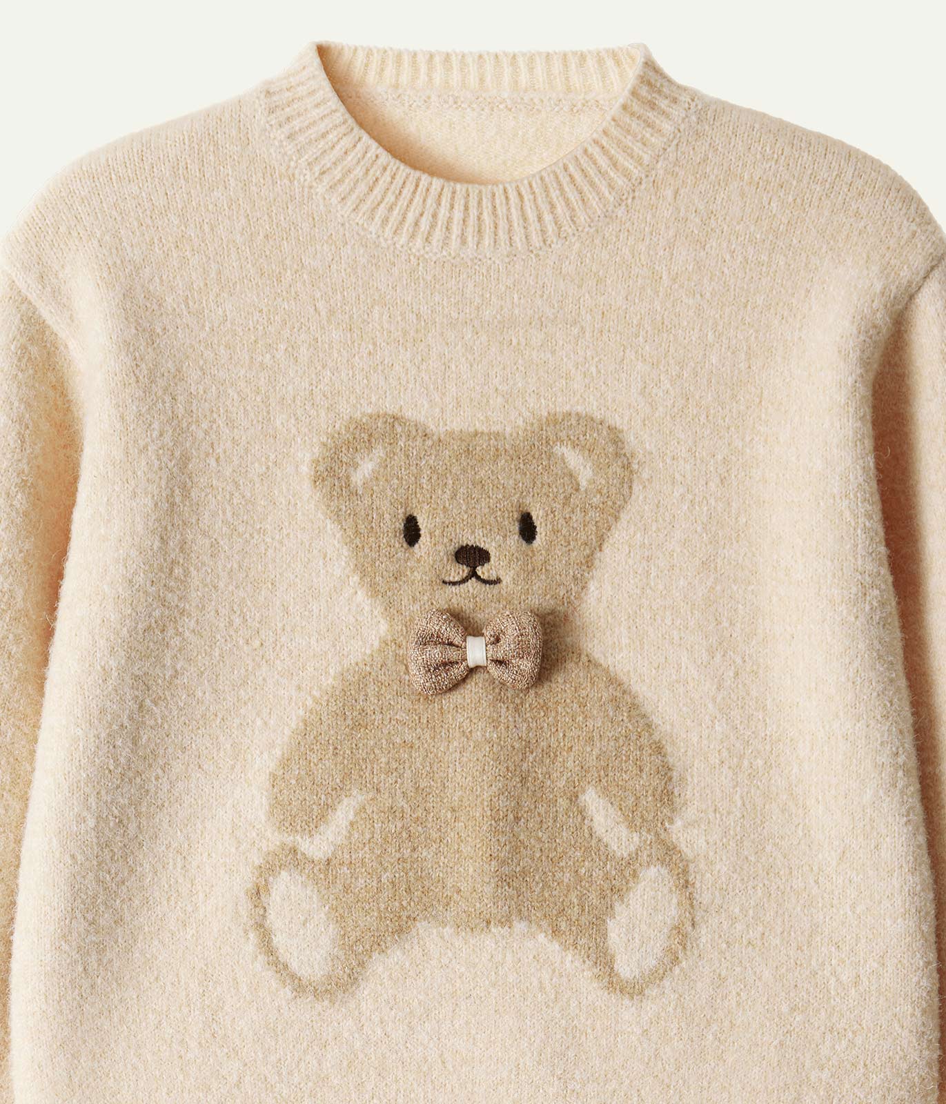 GIRLS Bear jumper knitted/Джемпер детский/AW24TKG015
