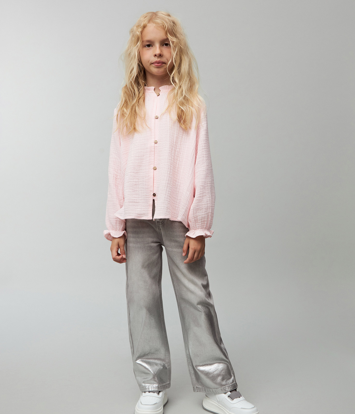 GIRLS Blouse/ Блузка детская/SS24TKG023