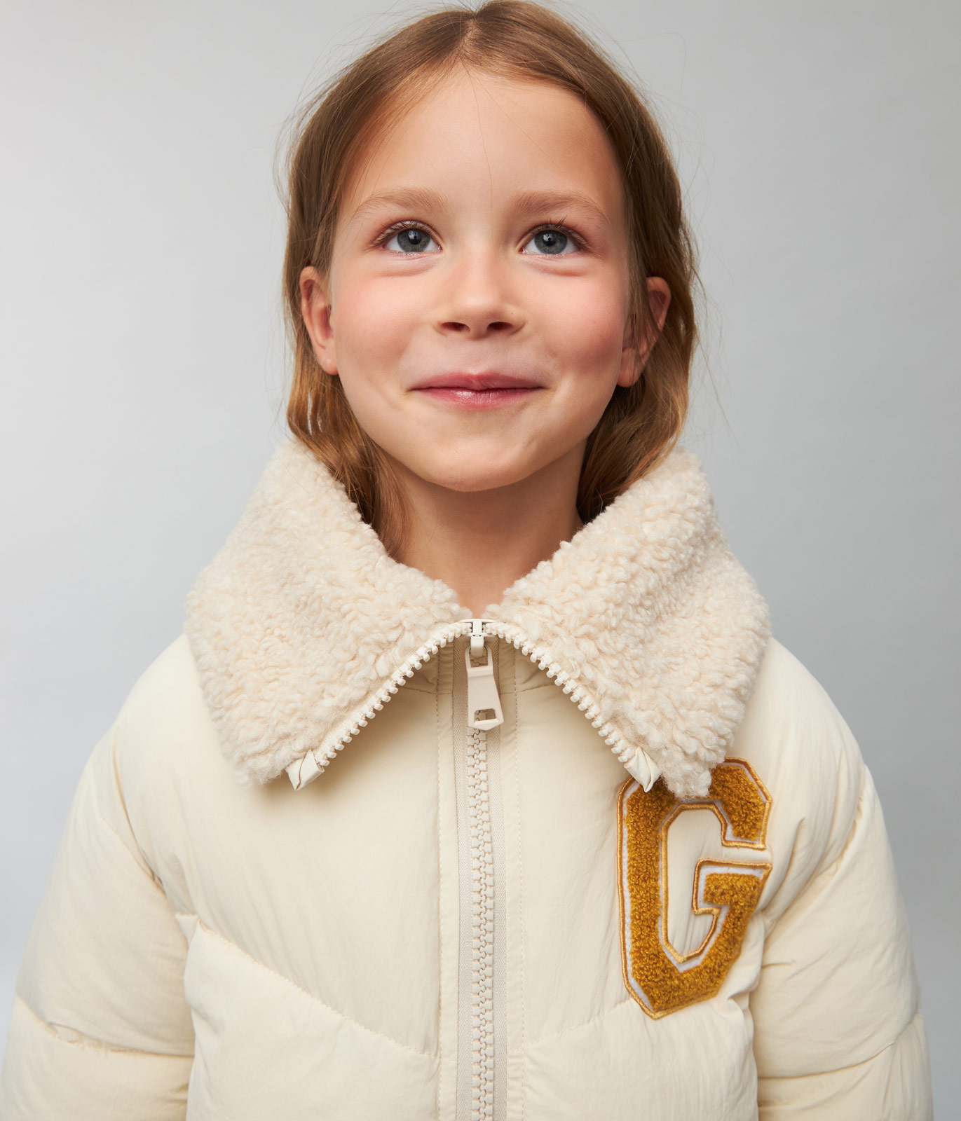 GIRLS Jacket Fur collar/ Куртка детская AW24TKG019