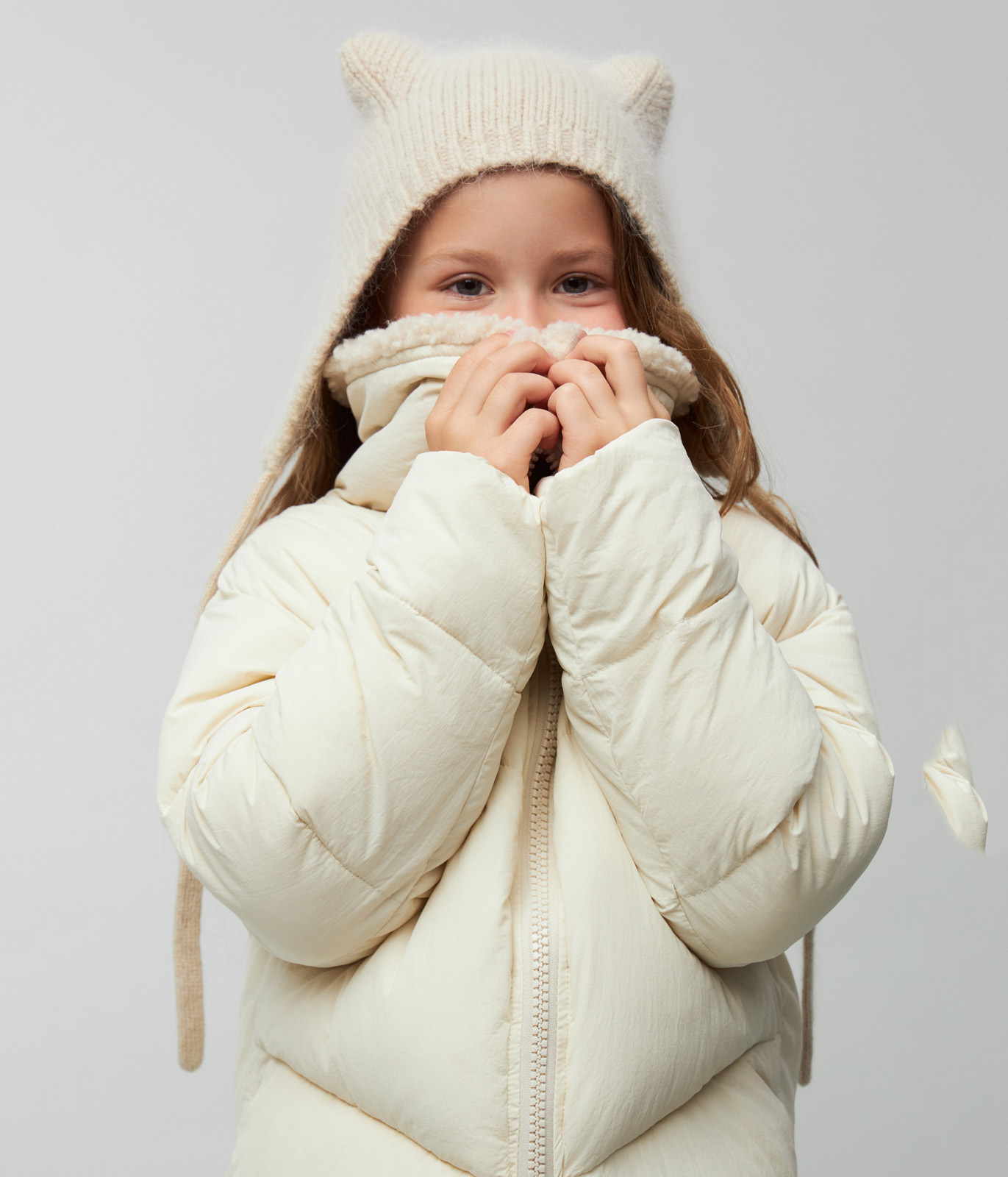 GIRLS Jacket Fur collar/ Куртка детская AW24TKG019