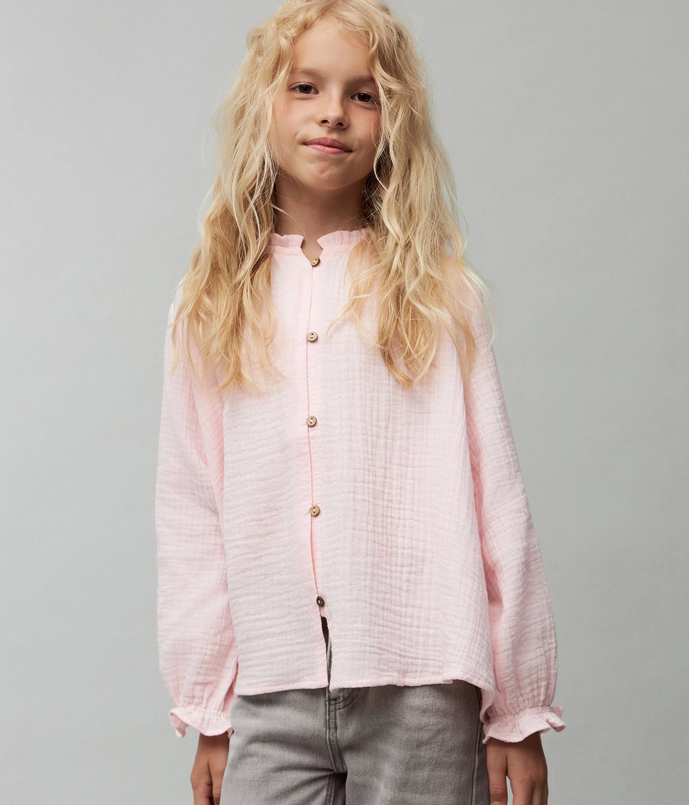 GIRLS Blouse/ Блузка детская/SS24TKG023