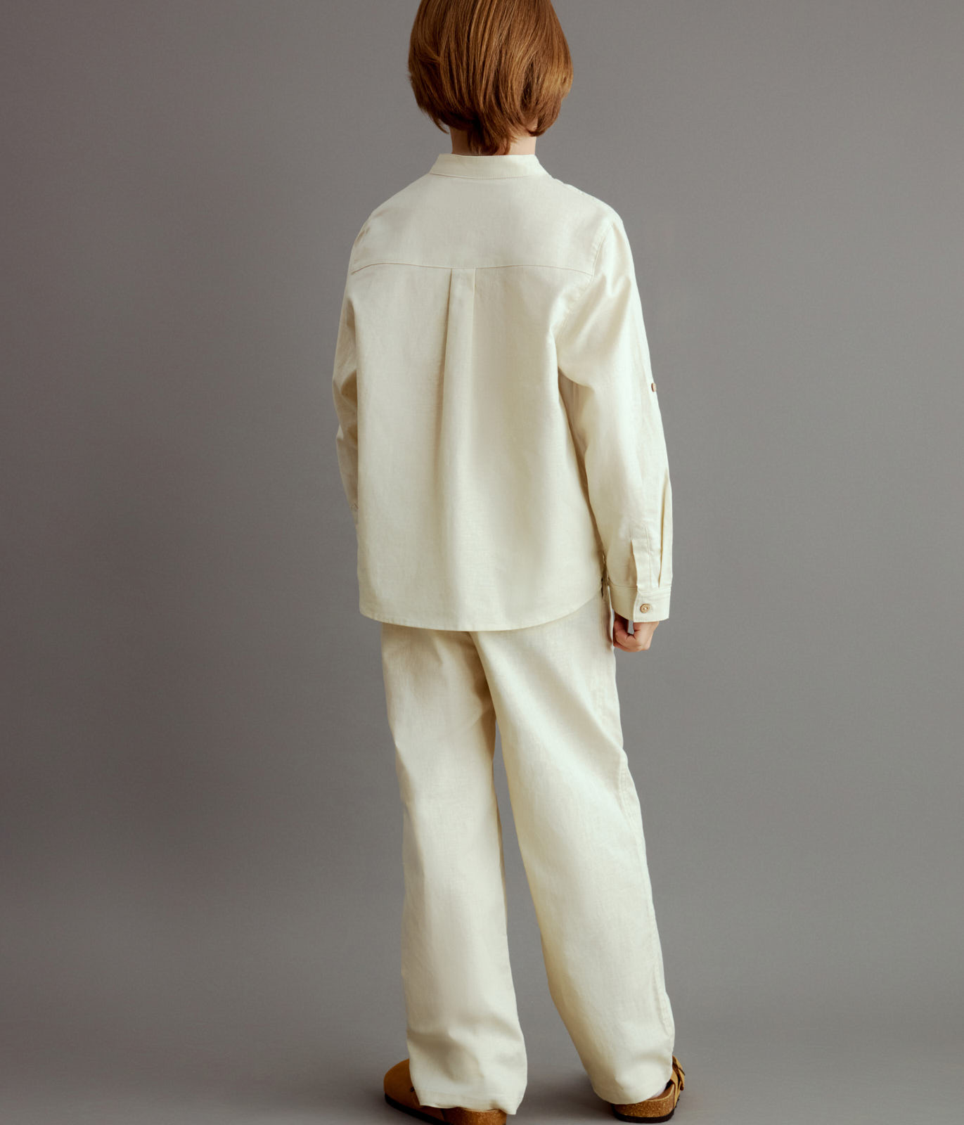 BOYS linen trousers/ Брюки детские/SS24TKB011