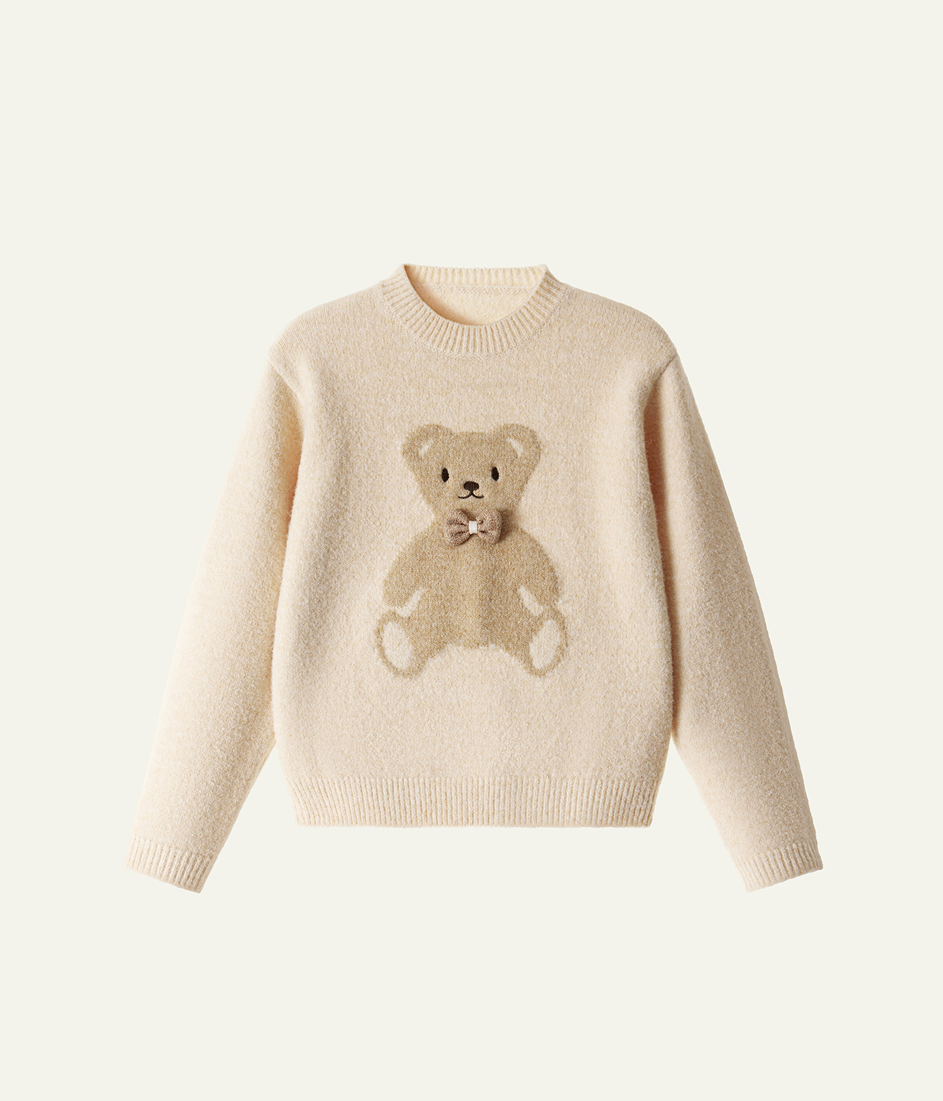 GIRLS Bear jumper knitted/Джемпер детский/AW24TKG015