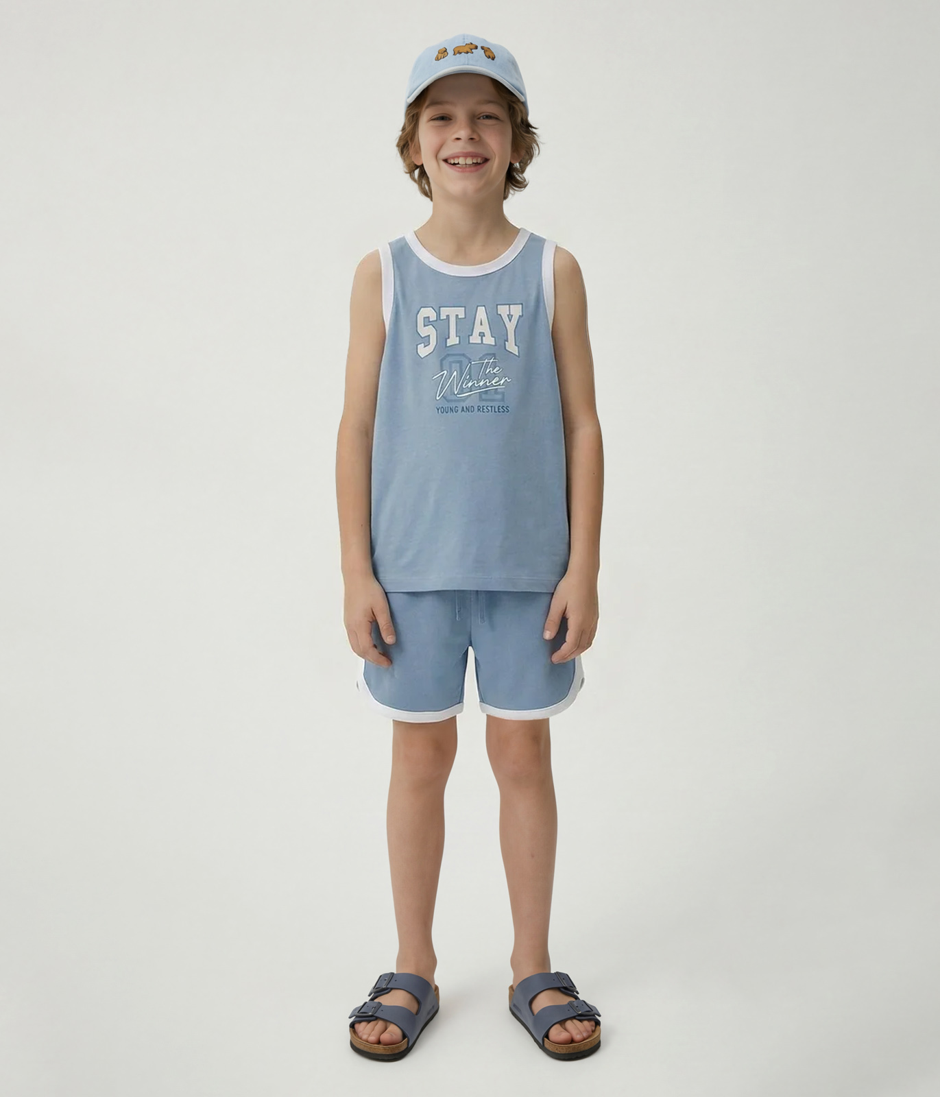 BOYS Set: t-shirt & shorts/Комплект: майка и шорты детские/SS26TKB015
