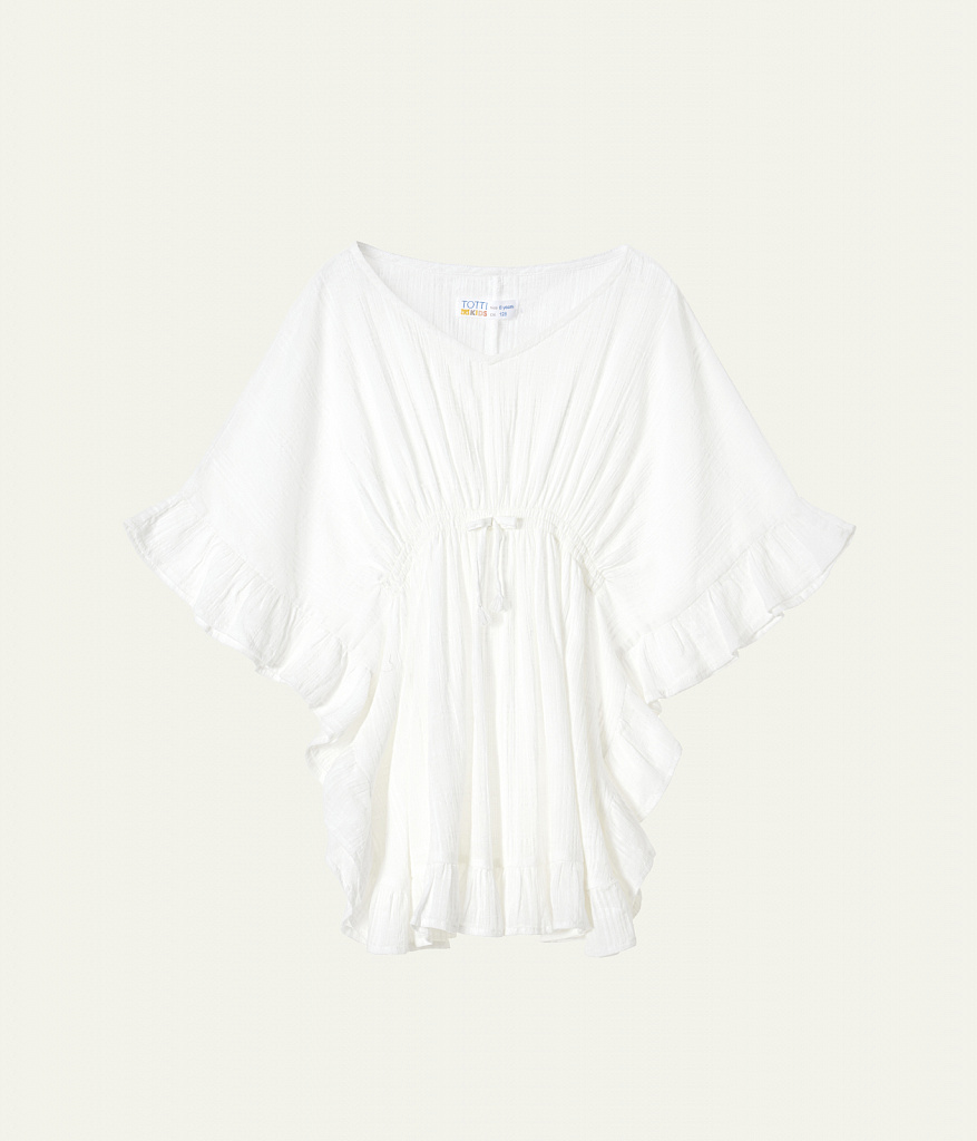 GIRLS Dress/Платье детское/SS24TKG107W белый