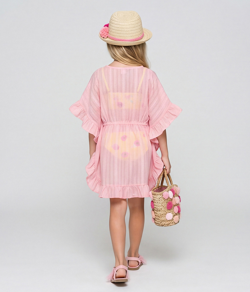 GIRLS Dress/Платье детское/SS26TKG060 коралл