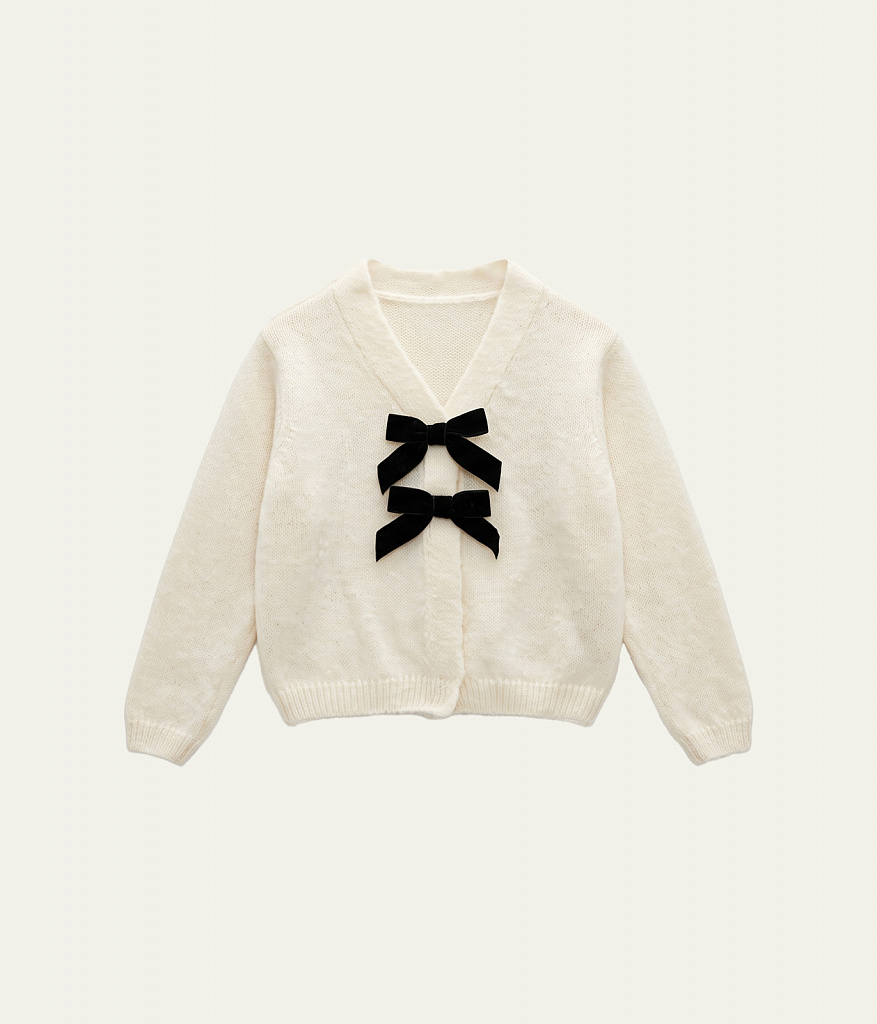 Кардиган детский/AW26TKG045 молочный