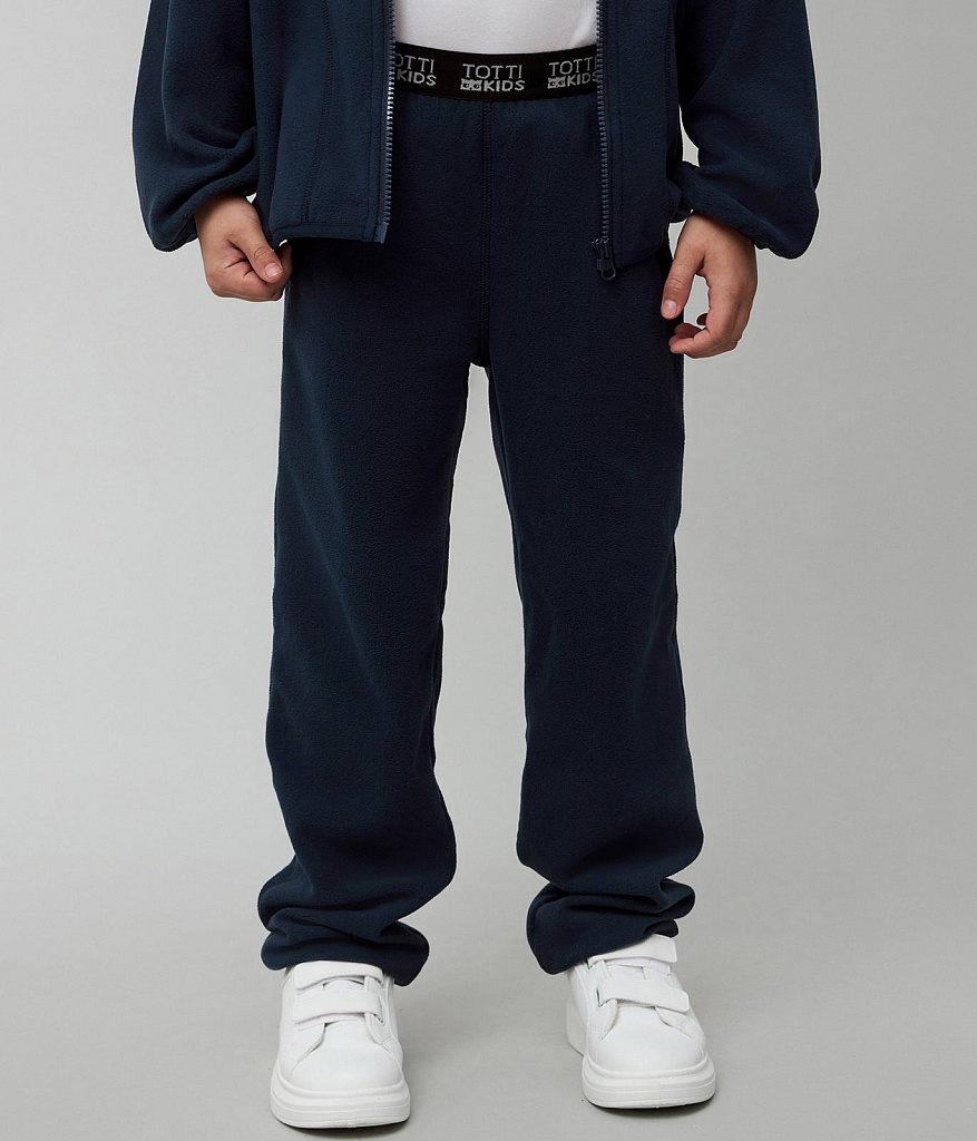 BOYS FLEECE PANTS/Брюки детские/AW23TKB016 синий