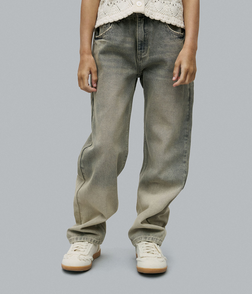 BOYS Jeans/Детские джинсы / SS25TKB014  серый