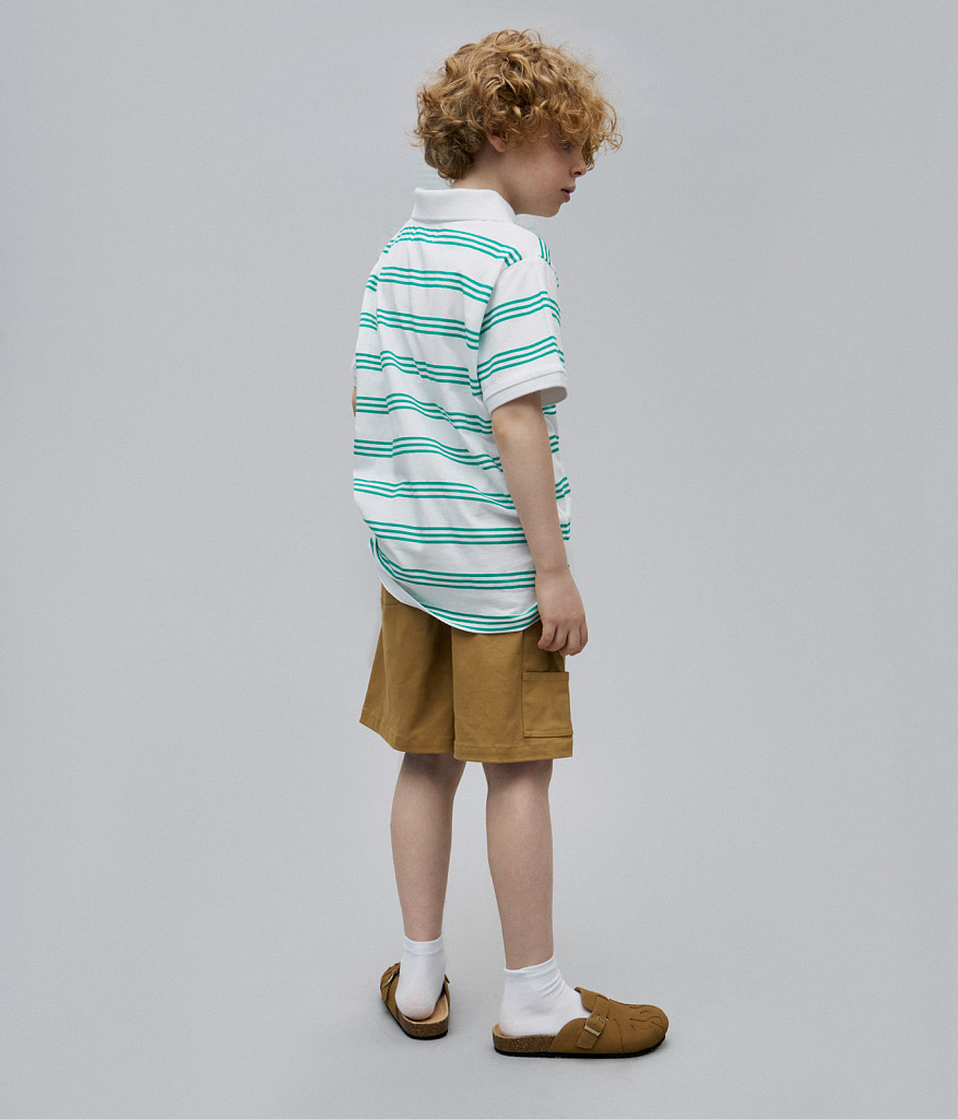 BOYS Polo SS Jersey/ Футболка детская к/р/SS24TKB059 белый