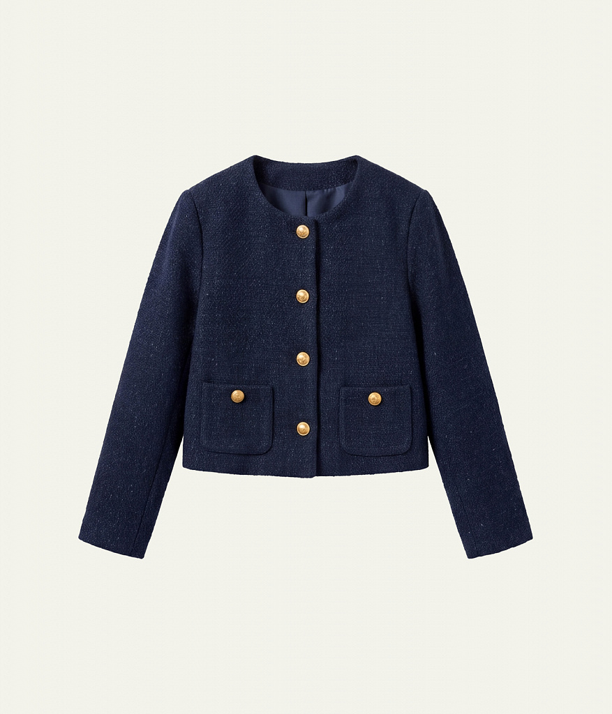 GIRLS Jacket/Жакет детский/AW26TKG001 синий
