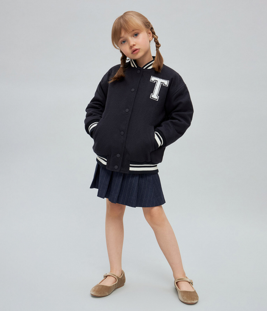 UNISEX School Bomber/ Куртка детская AW24TKU008 синий