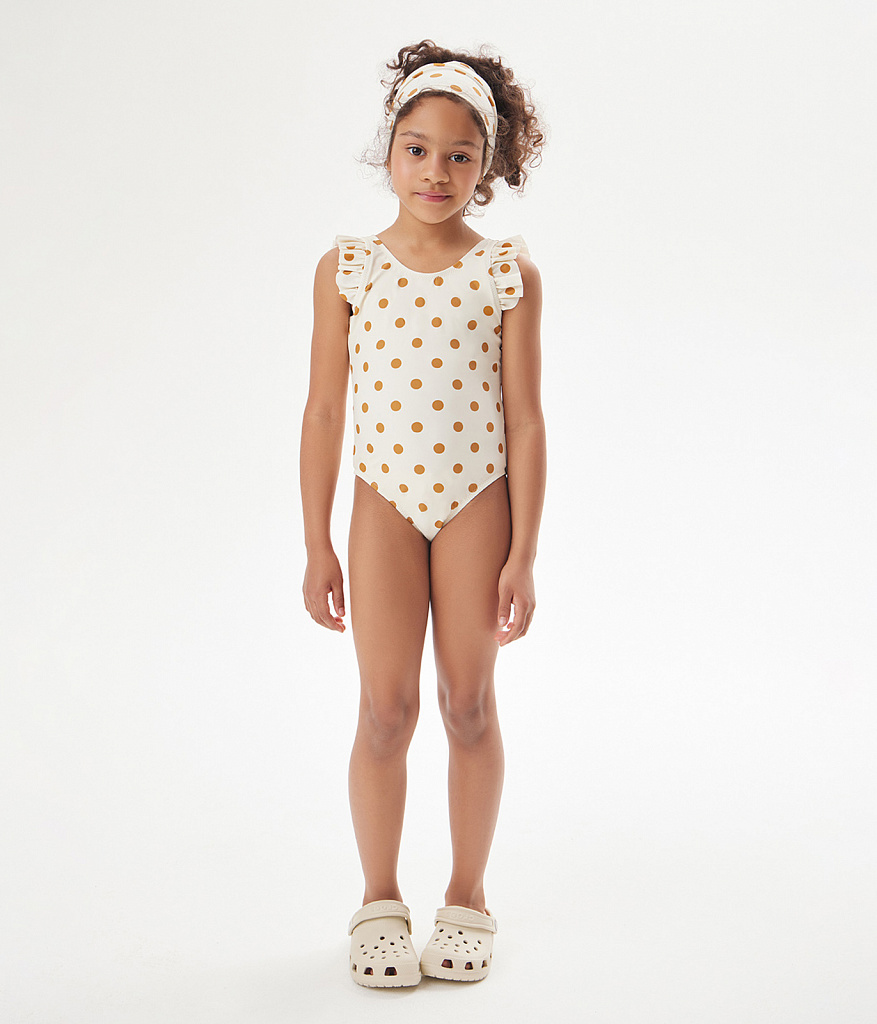 GIRLS Swimsuit/ Купальник детский/SS24TKG048 бежевый