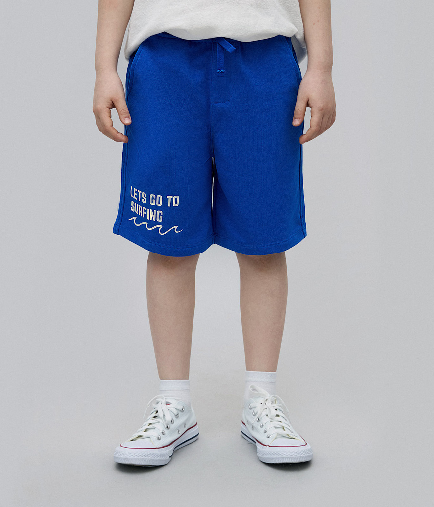 BOYS Shorts sweat/ Шорты детские/SS24TKB019 синий