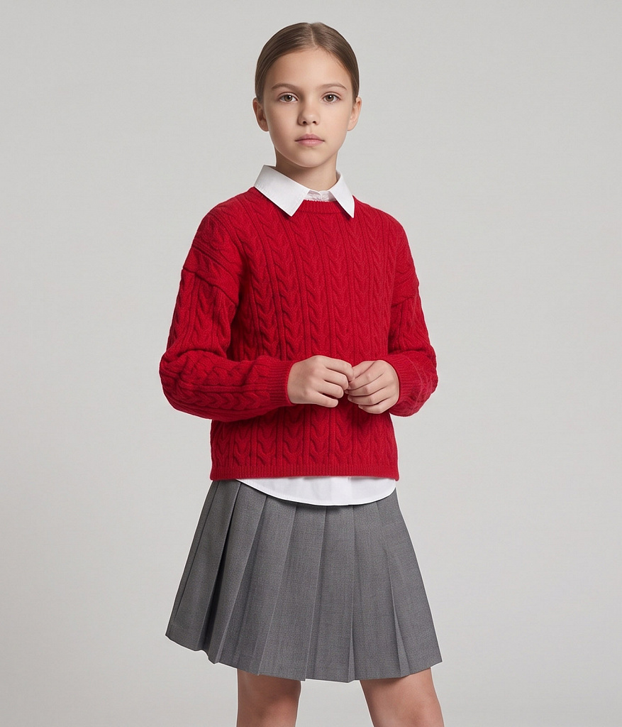 Джемпер детский/AW25TKG031 красный