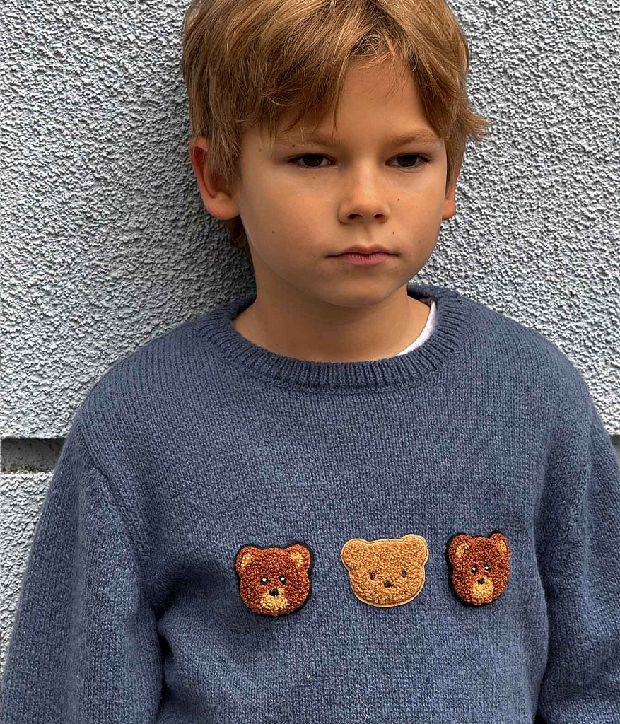 Джемпер детский/AW25TKB034 синий