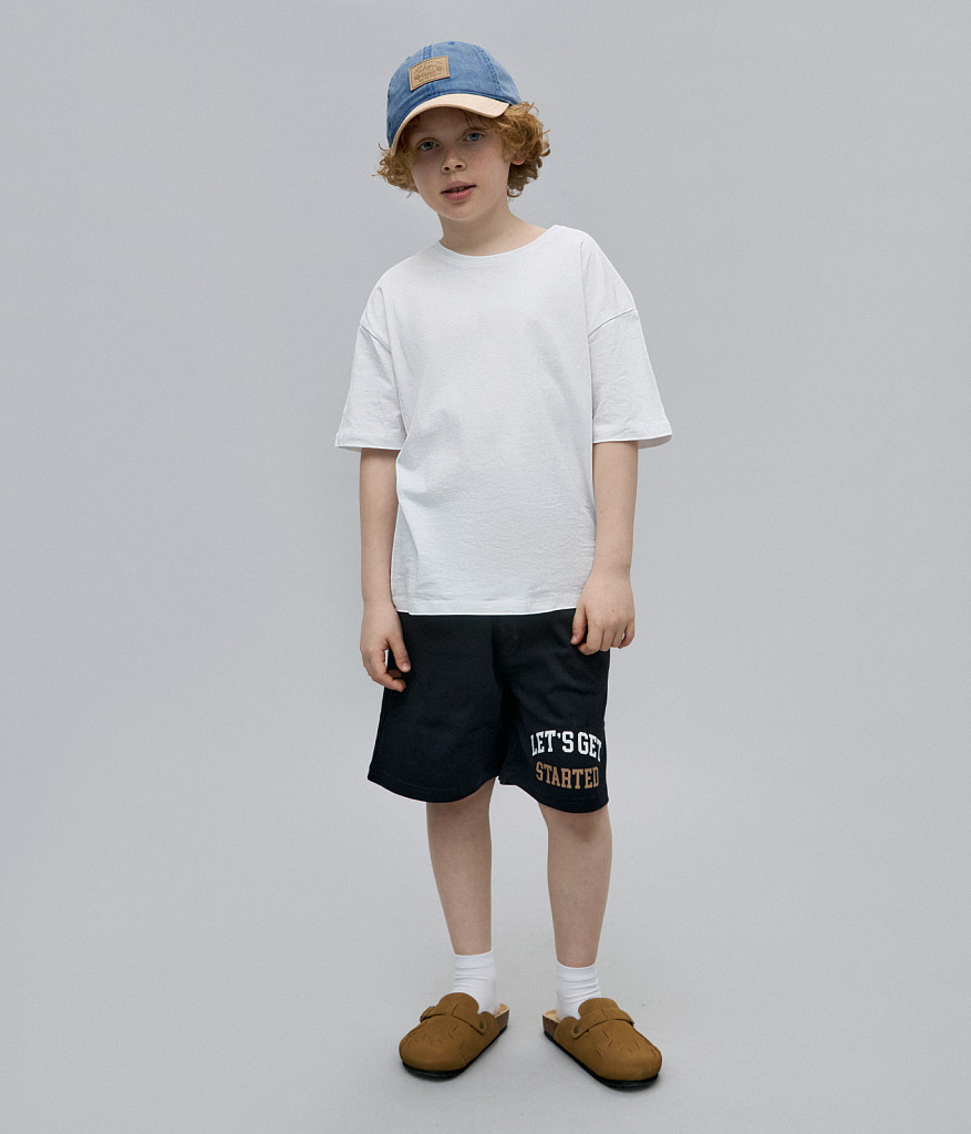 BOYS Shorts heavy jersey/ Шорты детские/SS24TKB022 черный