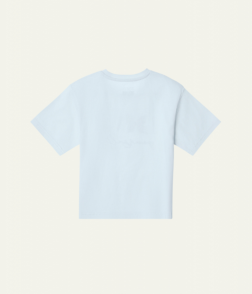 GIRLS Butterfly tee SS/ Футболка детская к/р/SS24TKG079 голубой