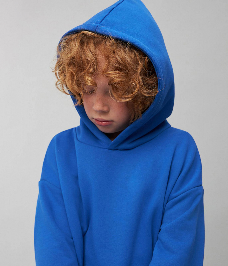 BOYS Set hoody and joggers sweat/ К-т джемпер и брюки детский/SS24TKB040 синий