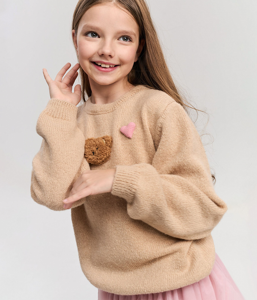 Джемпер детский/AW25TKG032 бежевый