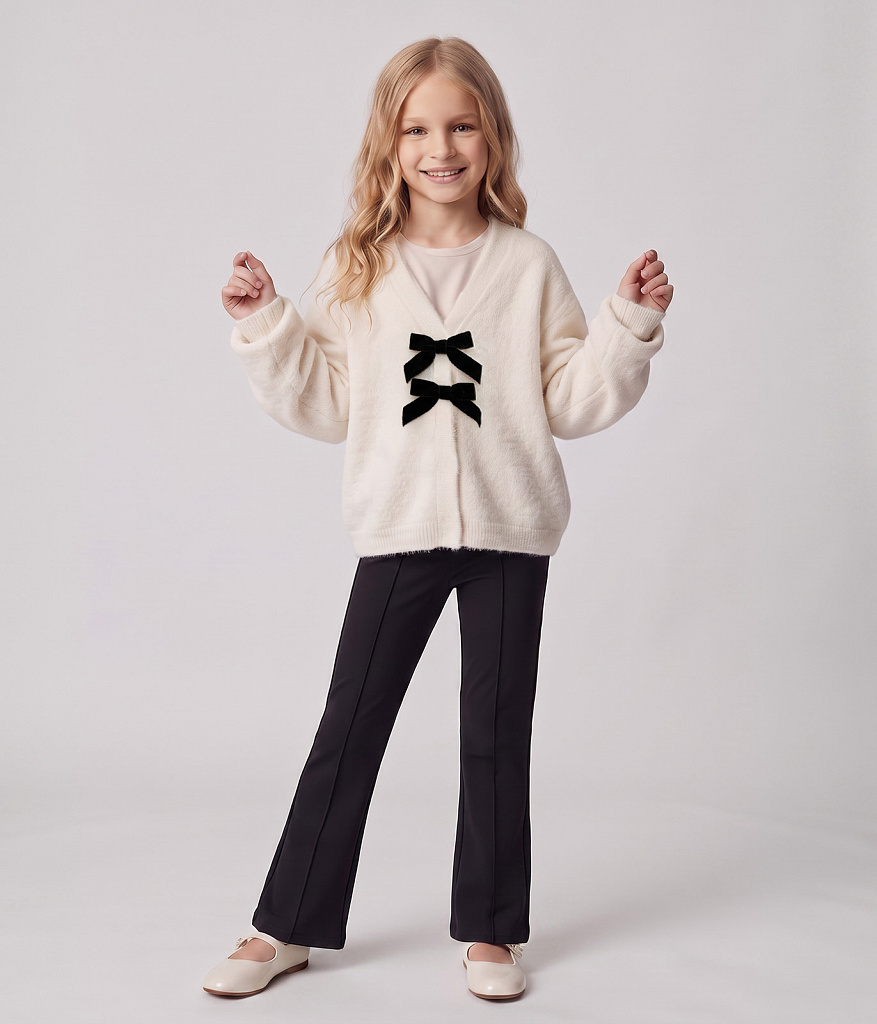 Кардиган детский/AW26TKG045 молочный