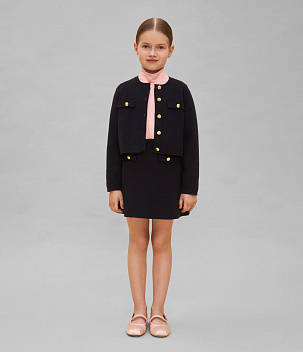 GIRLS skirt knitted/Юбка детская/AW24TKG010