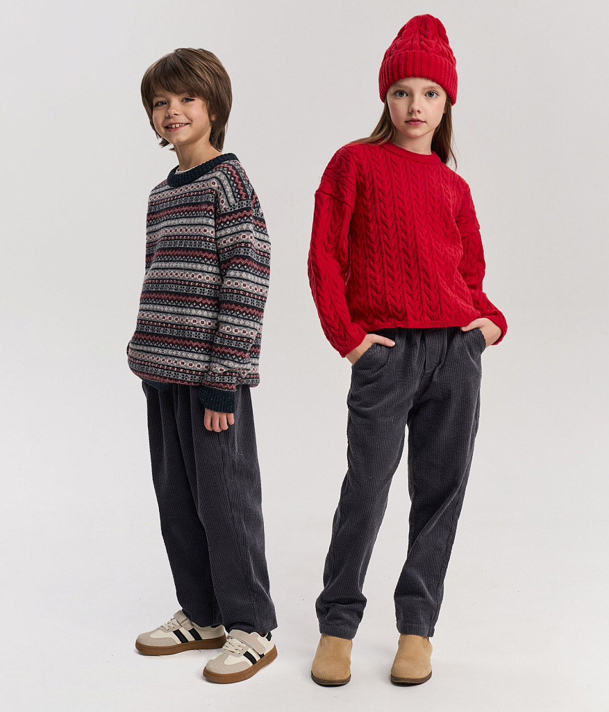 UNISEX Pants/Брюки детские/AW25TKU004 серый