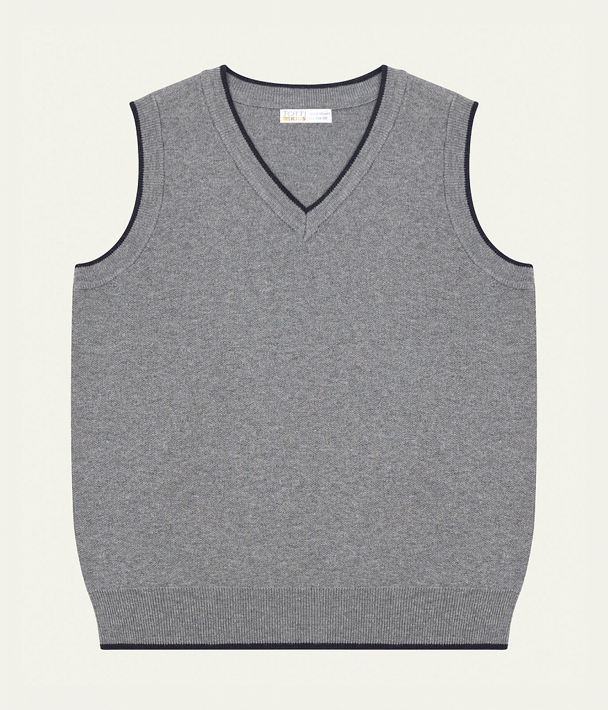 BOYS Vest/Жилет детский/AW25TKB007 серый