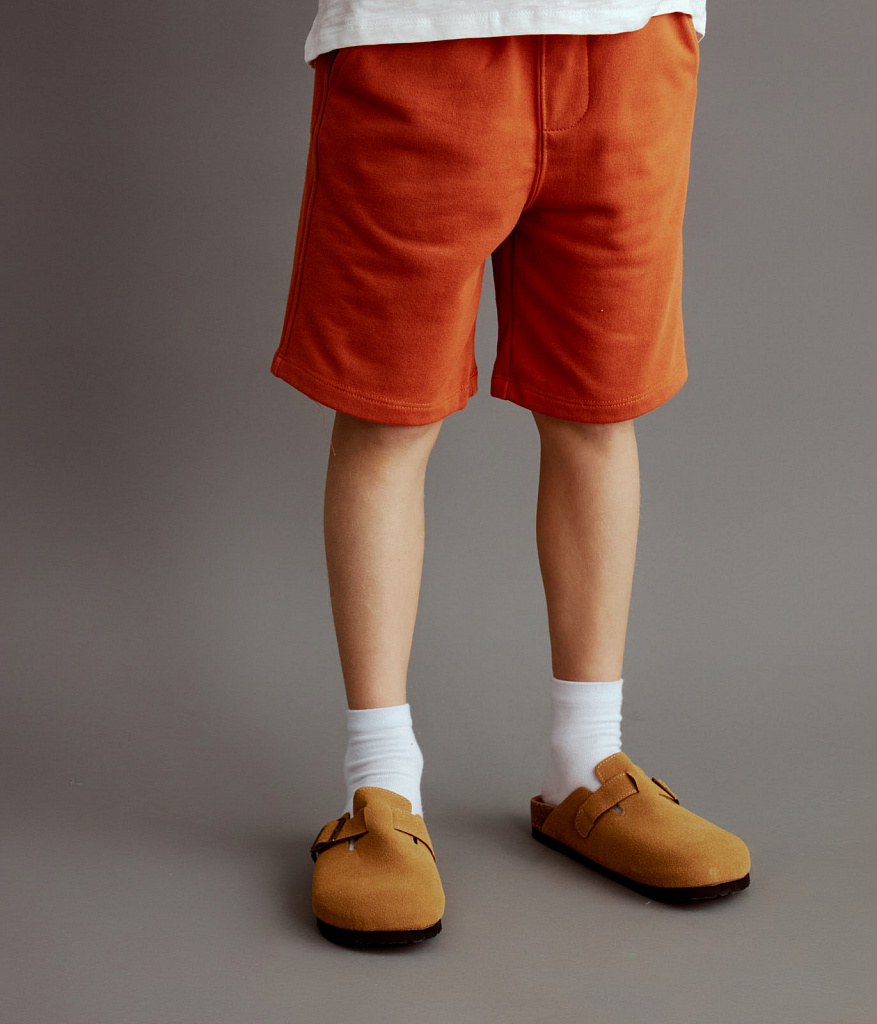 BOYS Shorts sweat/ Шорты детские/SS24TKB020 терракотовый
