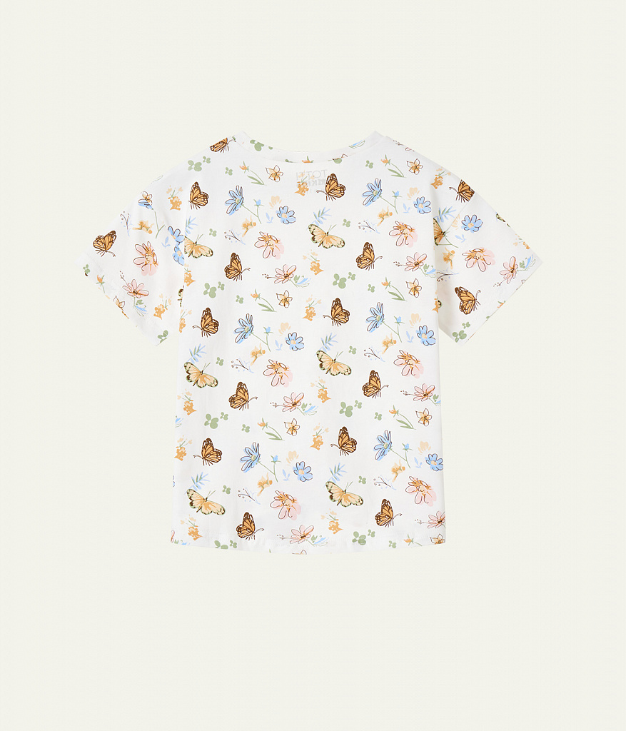 GIRLS knot tee SS/ Футболка детская к/р/SS24TKG072 белый
