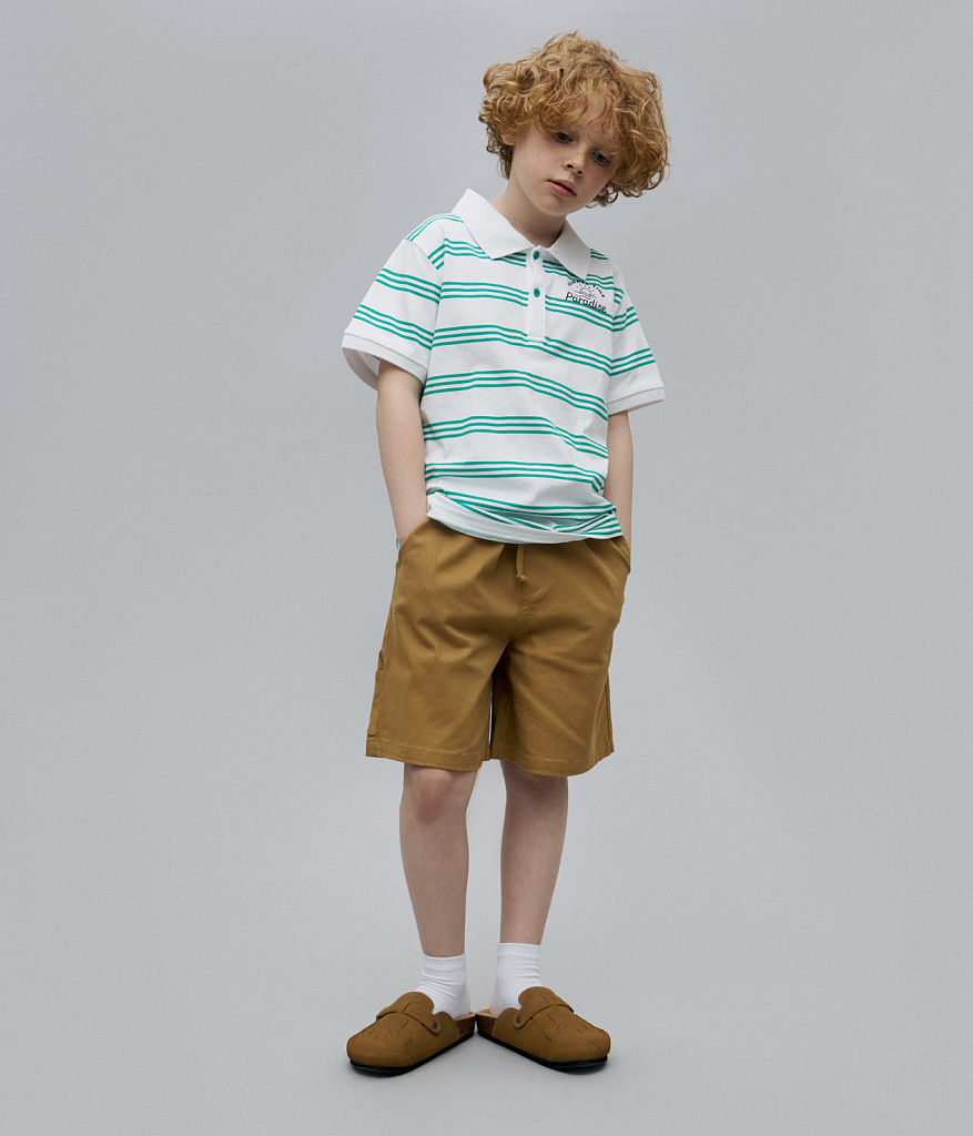BOYS shorts/ Шорты детские/SS24TKB017 бежевый