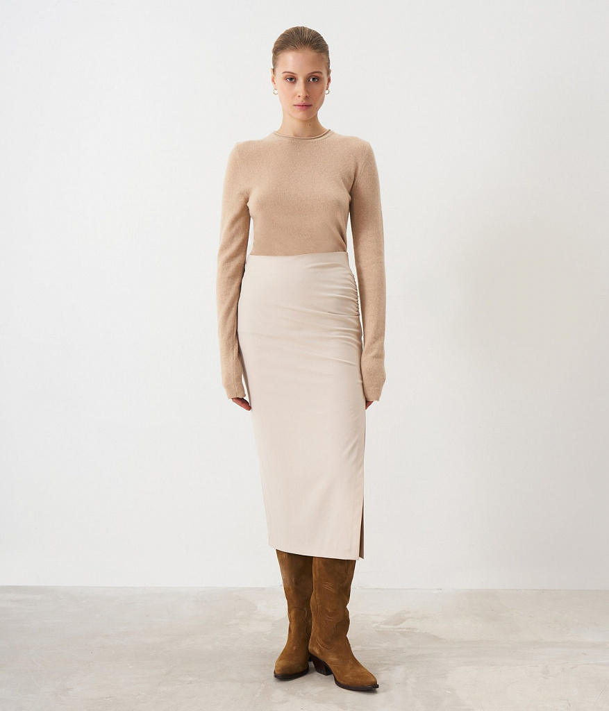 Юбка/Диона/10918 бежевый