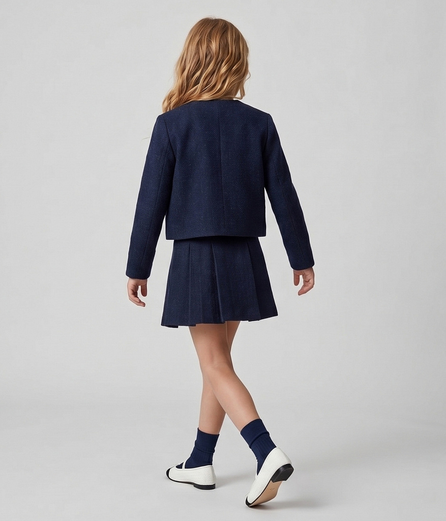 GIRLS Jacket/Жакет детский/AW26TKG001 синий