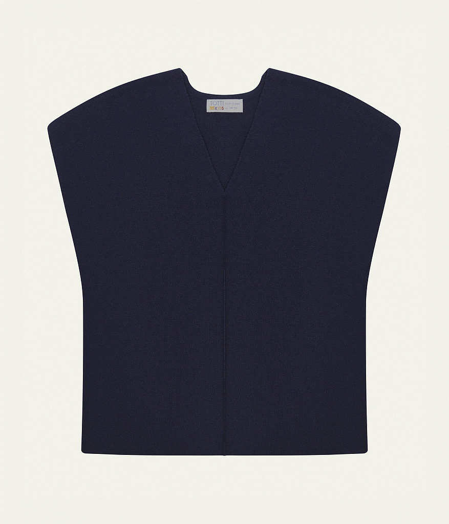 GIRLS Vest/Жилет детский/AW25TKG008 синий