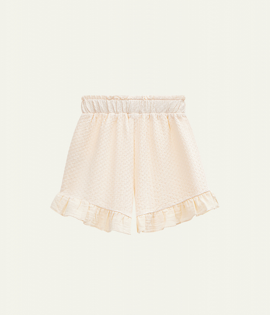 GIRLS Shorts/ Шорты детские/SS24TKG028 молочный