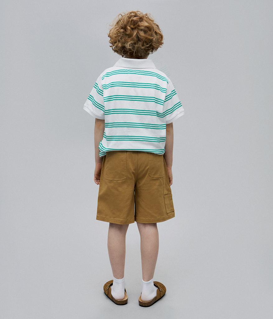 BOYS Polo SS Jersey/ Футболка детская к/р/SS24TKB059 белый