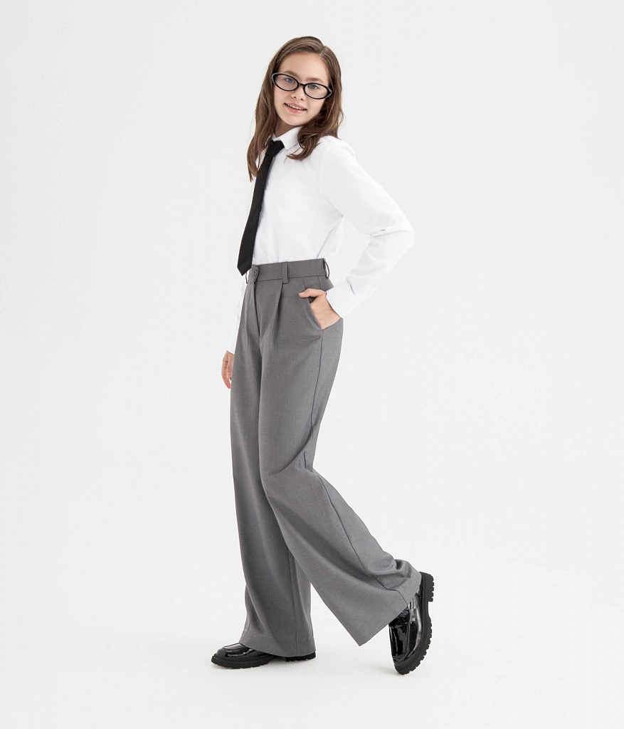 GIRLS Pants/Брюки детские/AW25TKG011 серый