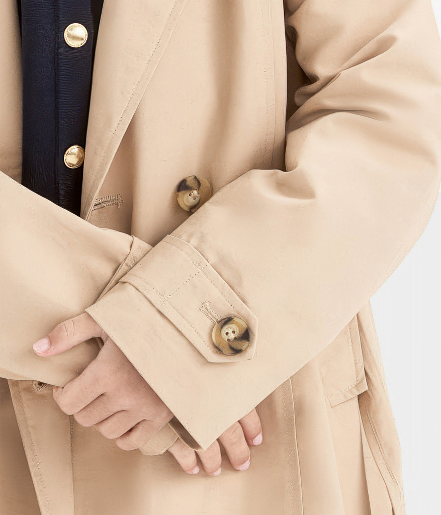 GIRLS Trench coat/Пальто детское/SS24TKG015 бежевый