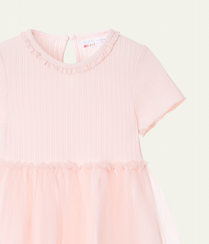 GIRLS Dress/ Платье детское/SS24TKG009 розовый