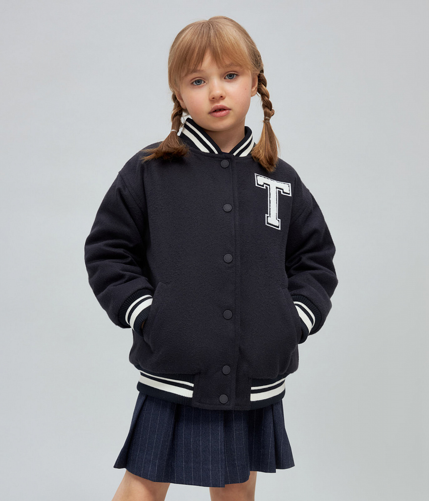 UNISEX School Bomber/ Куртка детская AW24TKU008 синий