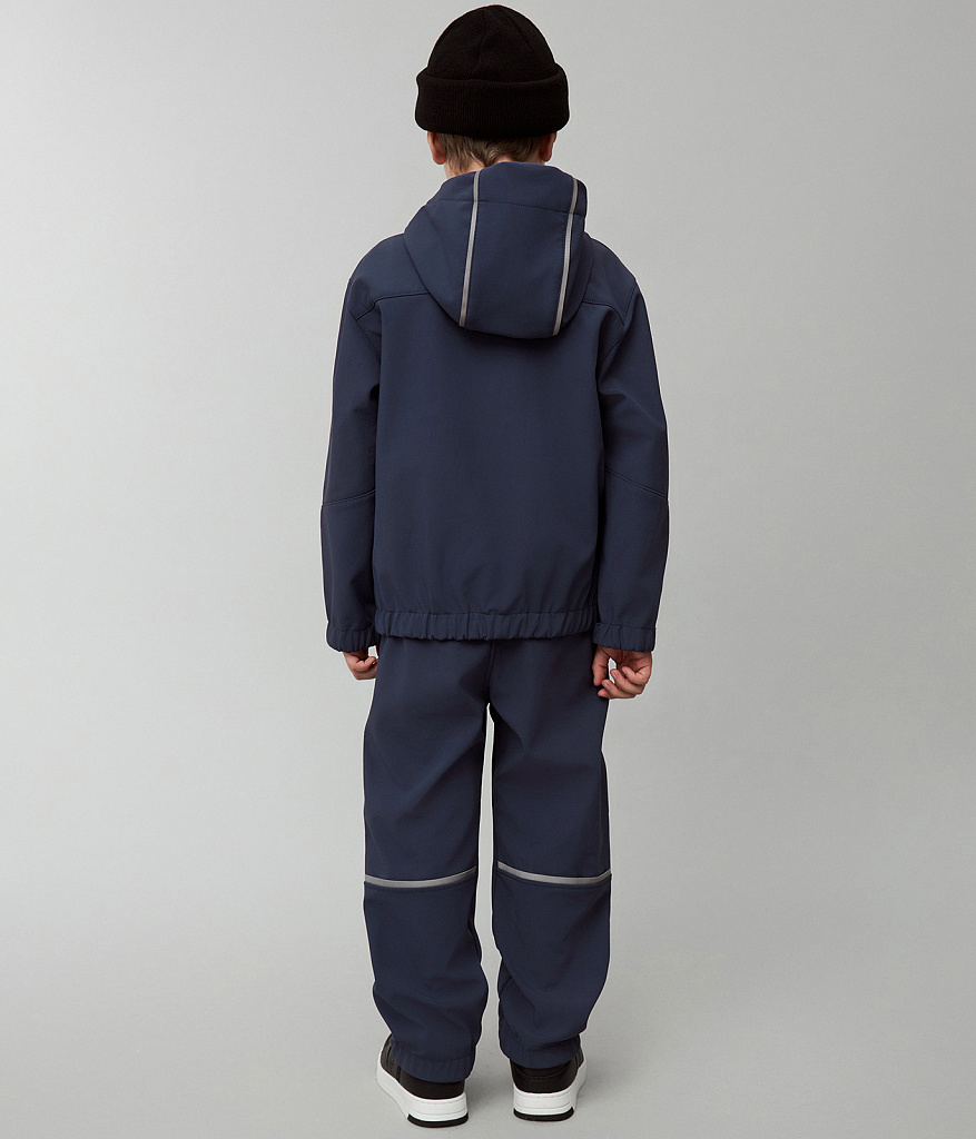 BOYS Jacket Softshell/ Куртка детская AW24TKB008 синий