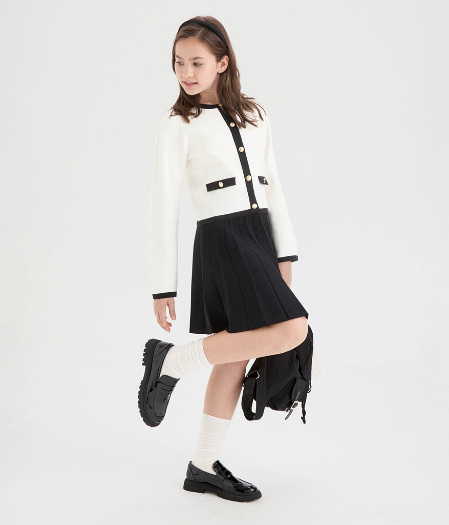GIRLS Skirt/Юбка детская/AW25TKG003 черный
