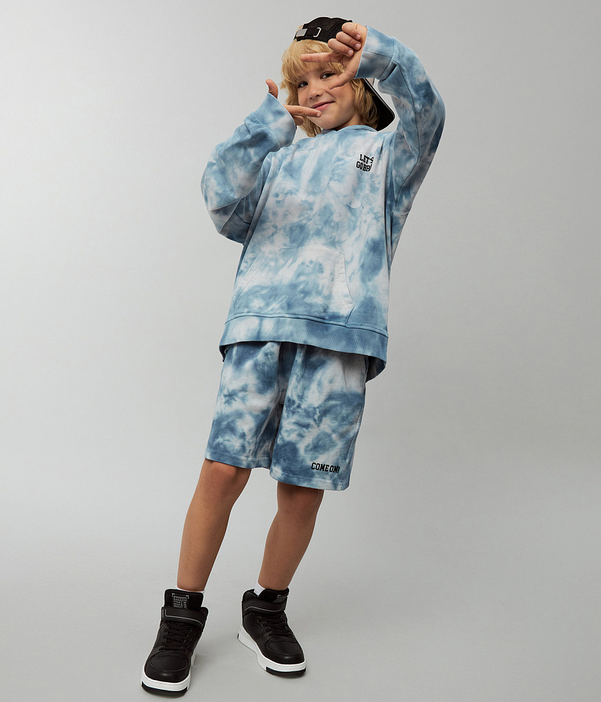 BOYS Jumper tie dye/ Джемпер детский/SS24TKB048 синий