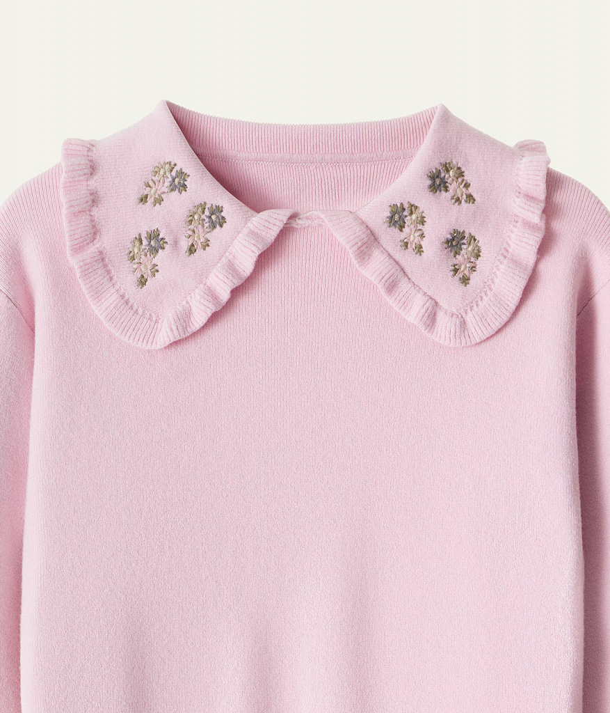GIRLS jumper knitted/Джемпер детский/AW24TKG016 розовый